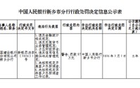 建设银行新乡分行被罚97万元：违反金融统计相关规定等