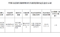 青海天峻农村商业银行被罚28.3万元：违反金融统计、支付结算管理规定