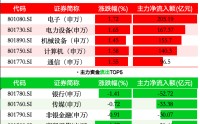 五大板块狂揽超700亿主力资金，市场青睐成长型行业｜市场观察