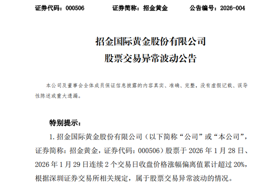 9天6涨停、5连板......A股多只黄金牛股，紧急提示风险！