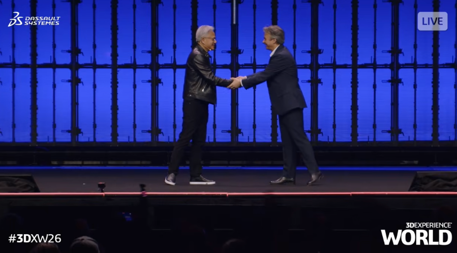 黄仁勋对谈达索CEO 英伟达开辟第三战场