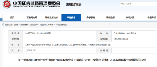 近4000万退费问题信披违规 华图山鼎被责令改正 四位高管领罚单