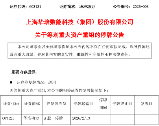 A股重磅！2家公司宣布，重大资产重组！明起停牌