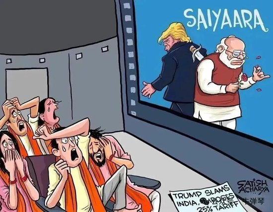 连锁反应来了，印度打脸特朗普