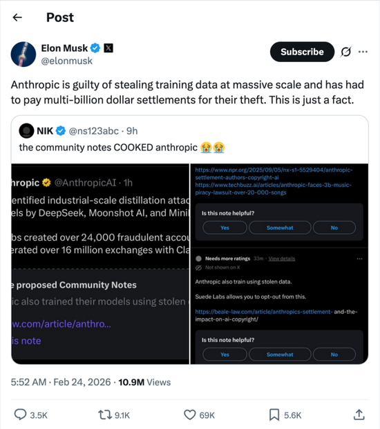 Anthropic声称被Deepseek蒸馏！马斯克为啥怼？