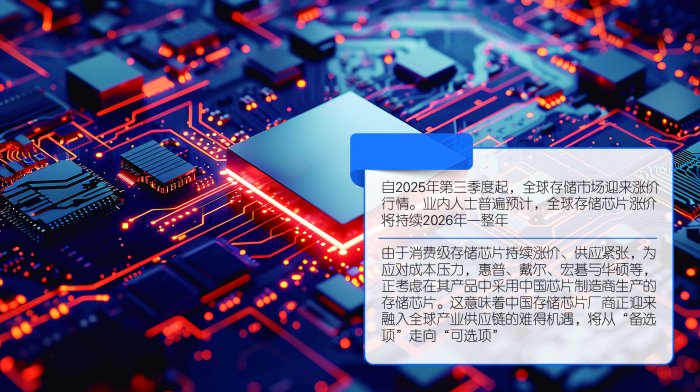 存储芯片涨价或将贯穿全年 中国产业崛起成“胜负手”