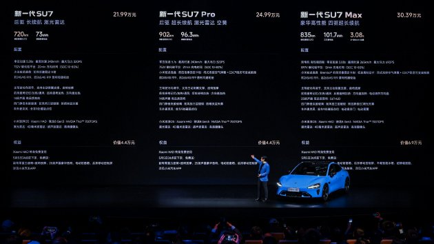 新一代SU7重磅发布:动力、底盘、续航、驾乘体验升级,21.99万起