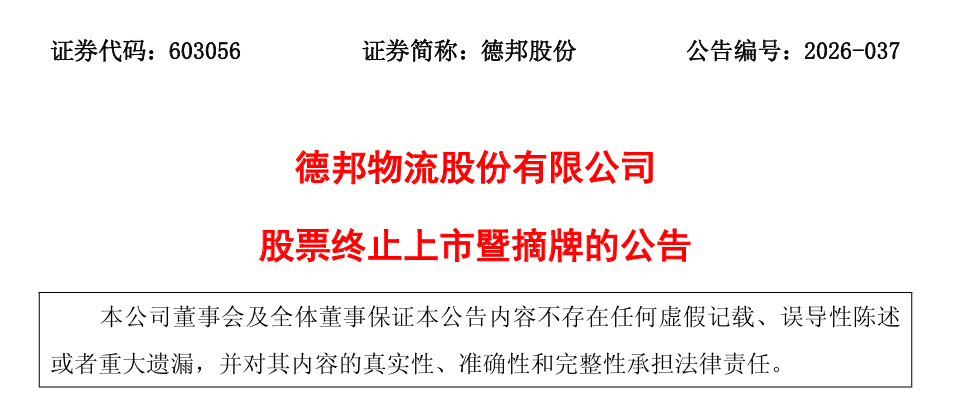 今年首家!下周二 603056主动退市