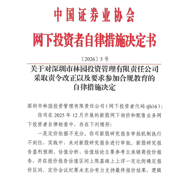 林园投资被查,事出违规打新