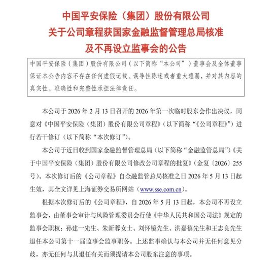 A股上市险企均已撤销监事会