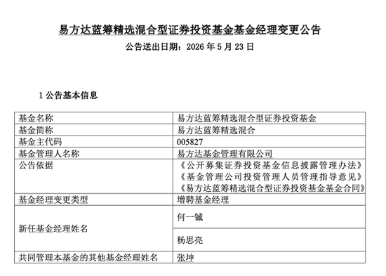 “一哥”张坤金身破了!什么信号?